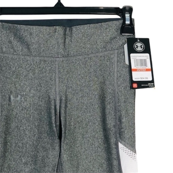 NWT Under Armour Women's HeatGear Supervent Running Crop Leggings size XS - Picture 5 of 11